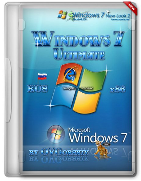 Microsoft Windows 7 Ultimate x86 SP1 by OVGorskiy 20.04.2012 (RUS)
